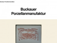 buckauer-porzellanmanufaktur.de Webseite Vorschau