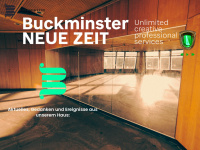 buckminster.de Webseite Vorschau