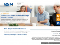 bsm-einkauf.de Webseite Vorschau