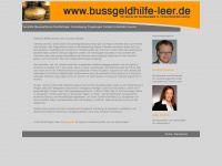 bussgeldabwehr-ostfriesland.de Webseite Vorschau