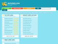 bussongs.com Webseite Vorschau
