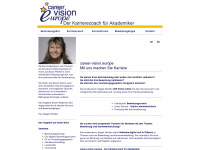 career-vision.eu Webseite Vorschau