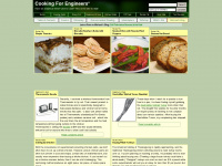 cookingforengineers.com Webseite Vorschau