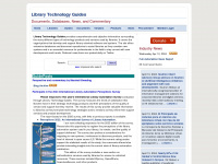 librarytechnology.org Webseite Vorschau