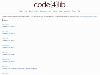 code4lib.org Webseite Vorschau