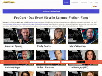 fedcon.de Webseite Vorschau