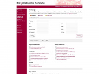 bibliotheksportal-karlsruhe.de Webseite Vorschau