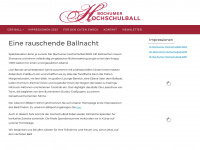 hochschulball.de Webseite Vorschau