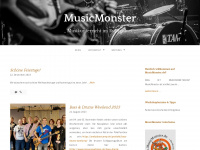 musicmonster.de Webseite Vorschau