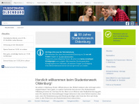 studentenwerk-oldenburg.de Webseite Vorschau