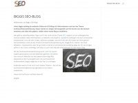 biggis-seoblog.de Webseite Vorschau