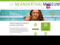 neanderthal.de Webseite Vorschau