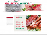 gustoland.de Webseite Vorschau
