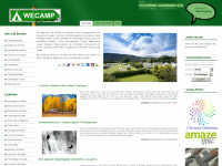 wecamp.eu Webseite Vorschau