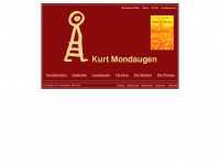 kurt-mondaugen.de Webseite Vorschau