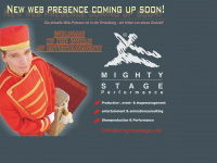 mightystage.de Webseite Vorschau
