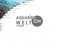 aquarienweltschillinger.com Webseite Vorschau