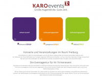 karoevents.de Webseite Vorschau