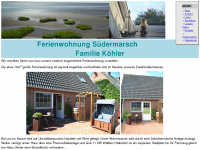 koehler-fewo.de Webseite Vorschau
