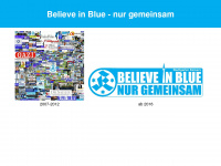 believe-in-blue.de Webseite Vorschau