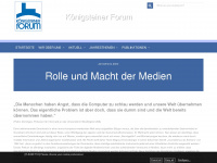 koenigsteiner-forum.de Webseite Vorschau