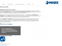 marx-technik.de Webseite Vorschau