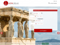 alphahellas.de Webseite Vorschau