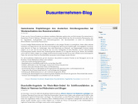 busunternehmen-blog.de Webseite Vorschau