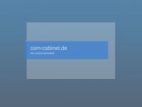 com-cabinet.de Webseite Vorschau