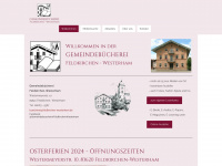 buecherei-feldkirchen-westerham.de Webseite Vorschau