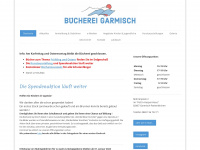 buecherei-garmisch.de Webseite Vorschau