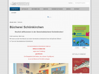 buecherei-schoenkirchen.de Webseite Vorschau