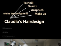 claudias-hairdesign.de Webseite Vorschau