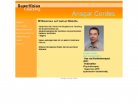 cordes-supervision.de Webseite Vorschau