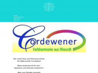 cordewener.de Webseite Vorschau