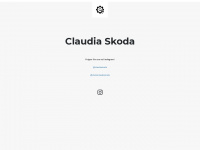claudiaskoda.com Webseite Vorschau