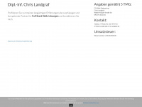 chris-landgraf.de Webseite Vorschau