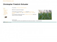chris-schuster.com Webseite Vorschau