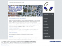 claus-lillich.de Webseite Vorschau