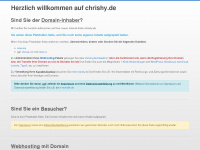 chrishy.de Webseite Vorschau