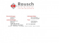 claus-rausch.de Webseite Vorschau