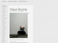 claus-stump.de Webseite Vorschau