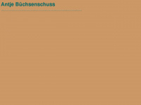 buechsenschuss.de Webseite Vorschau