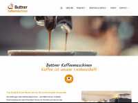buttner-kaffeemaschinen.de Webseite Vorschau