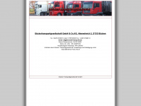 buecker-transporte.de Webseite Vorschau