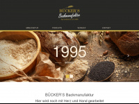 bueckers-backhaus.de Webseite Vorschau