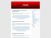 clausle.wordpress.com Webseite Vorschau