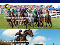 harzburger-rennverein.de Webseite Vorschau