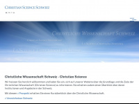christianscience.ch Webseite Vorschau