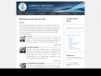 leibniz-institut.de Webseite Vorschau